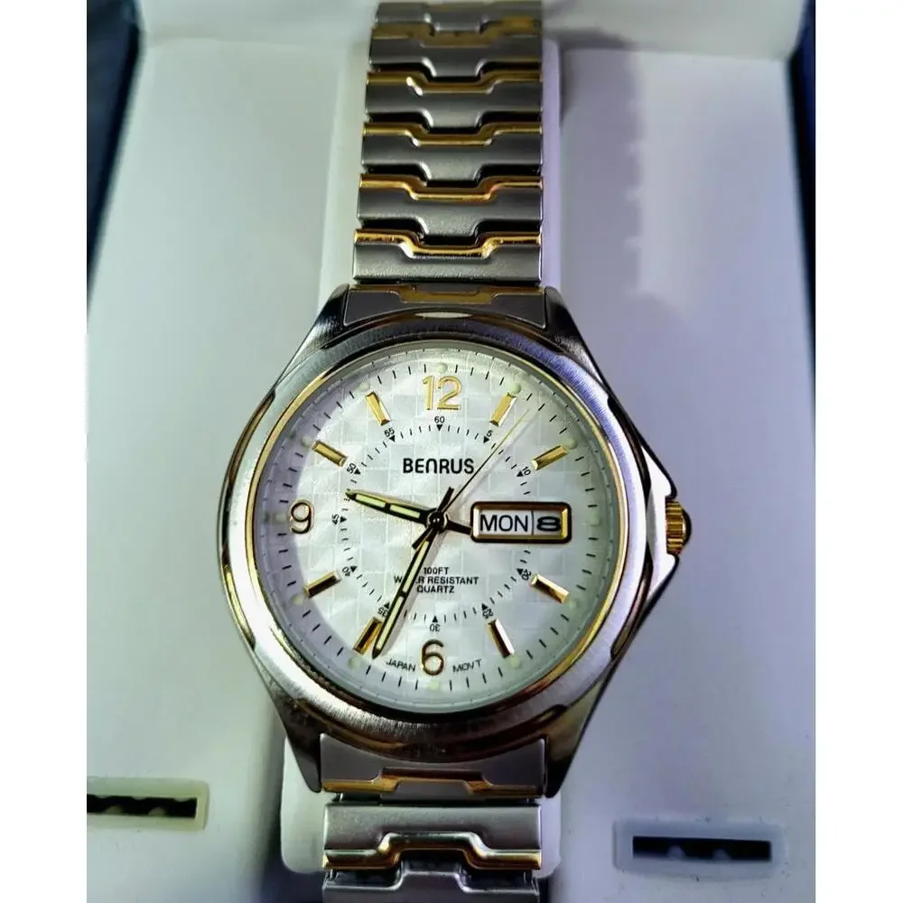 Rare Condition Vintage Benrus Mens Dress Watch‎ New in Box